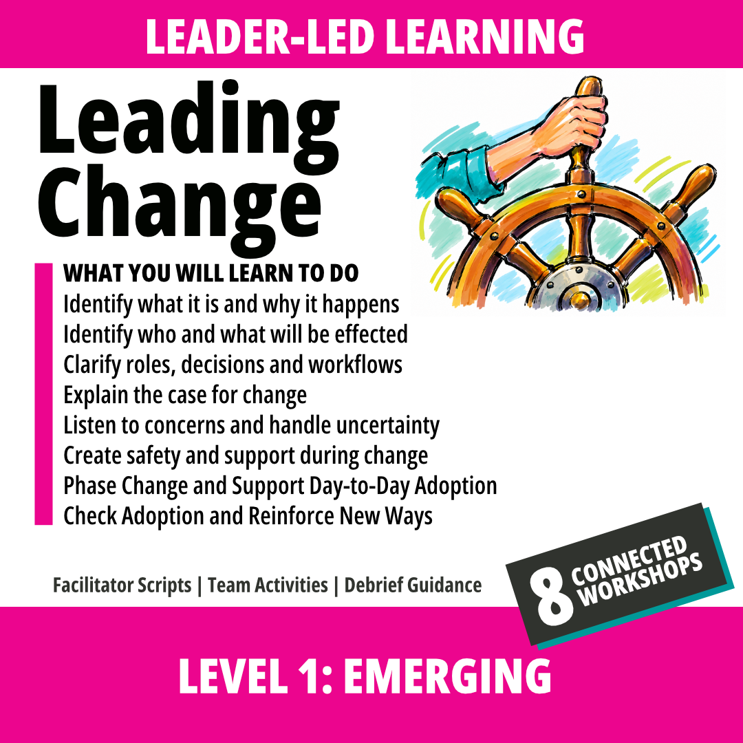 Leading Change: Level 1 - Emerging