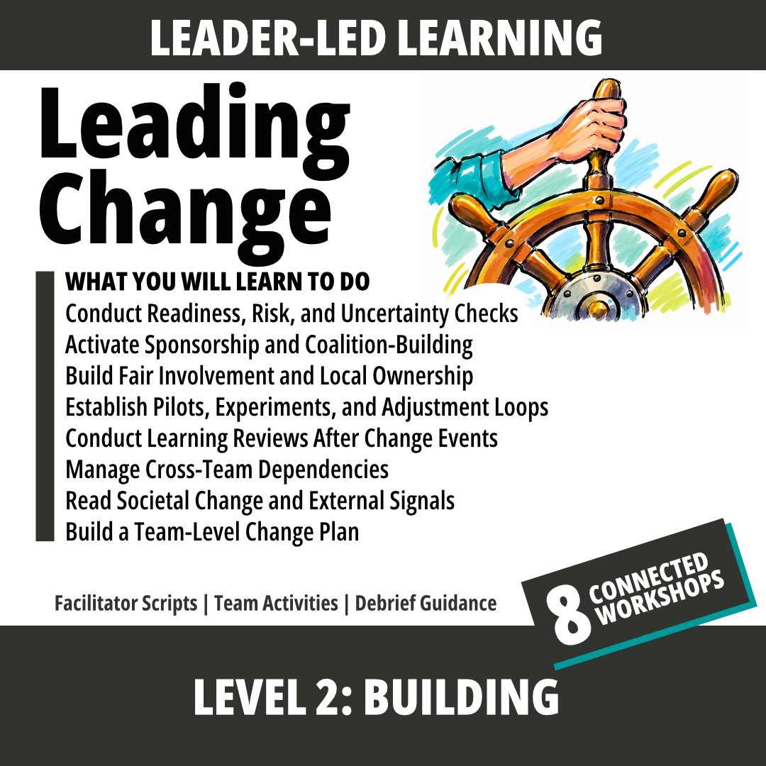 Leading Change: Level 2 - Building