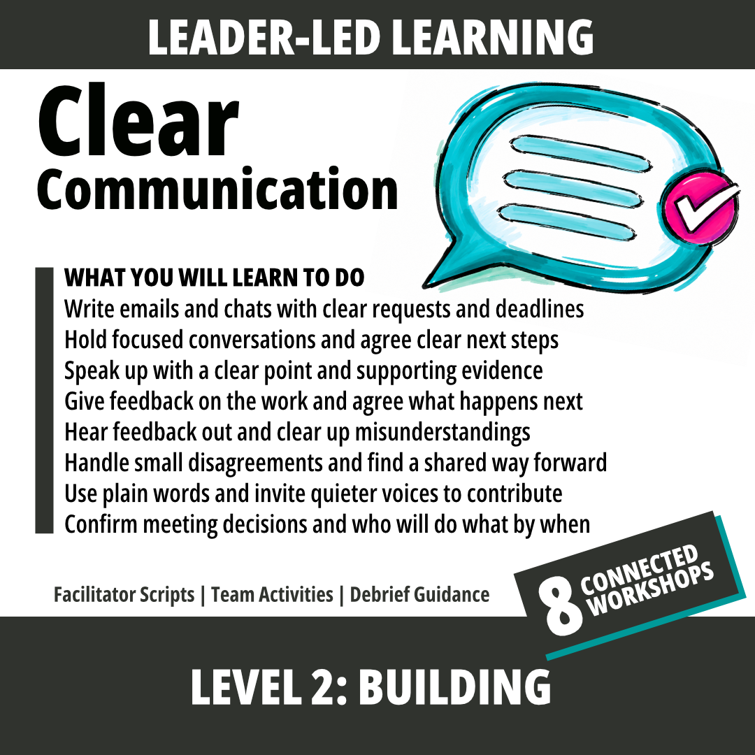 Clear Communication: Level 2 - Building