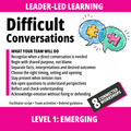 Difficult Conversations: Level 1