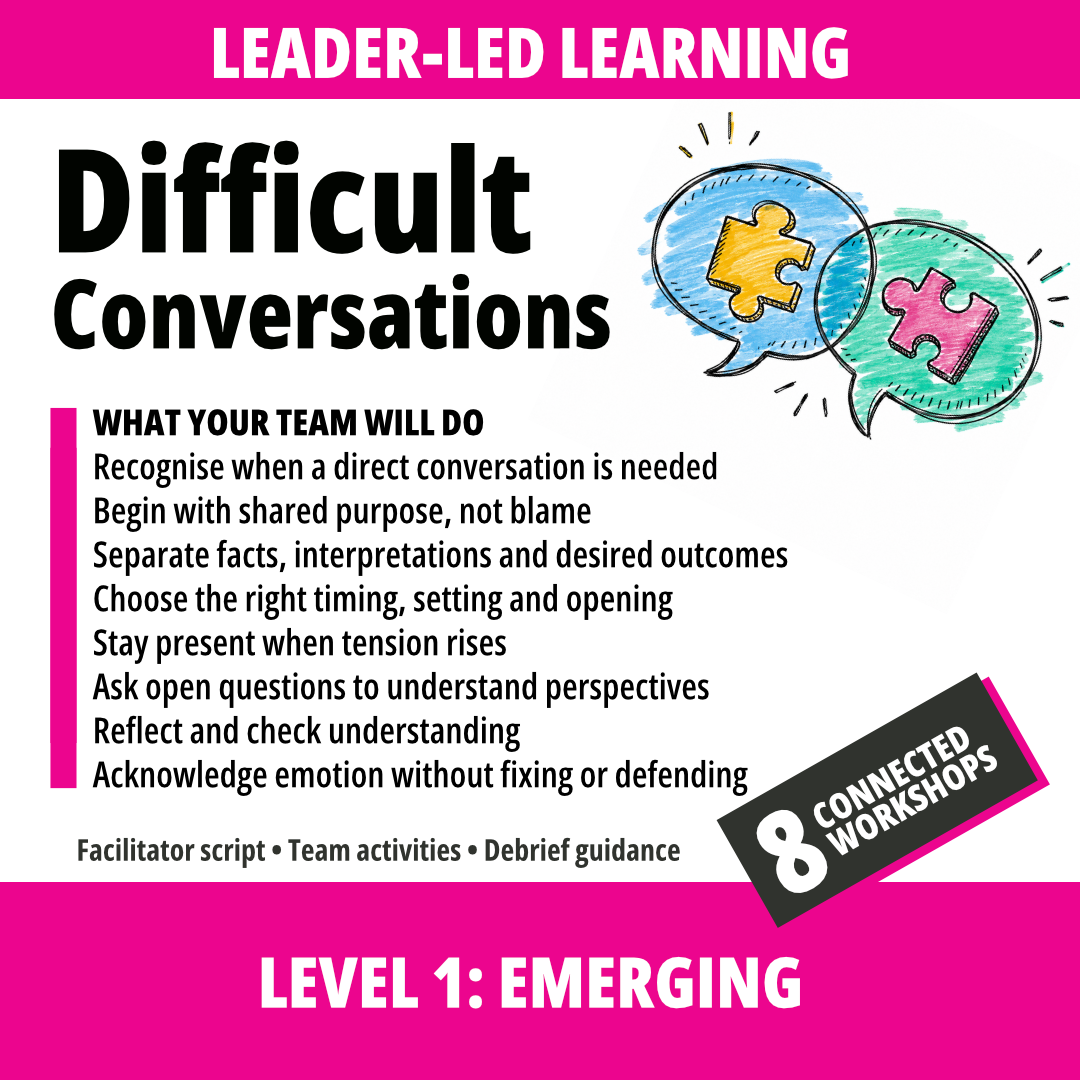 Difficult Conversations: Level 1