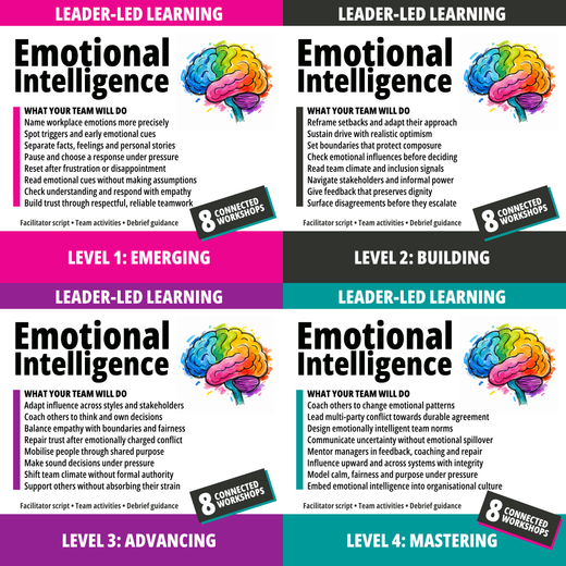 Emotional Intelligence at Work bundle: four courses and 32 workshops