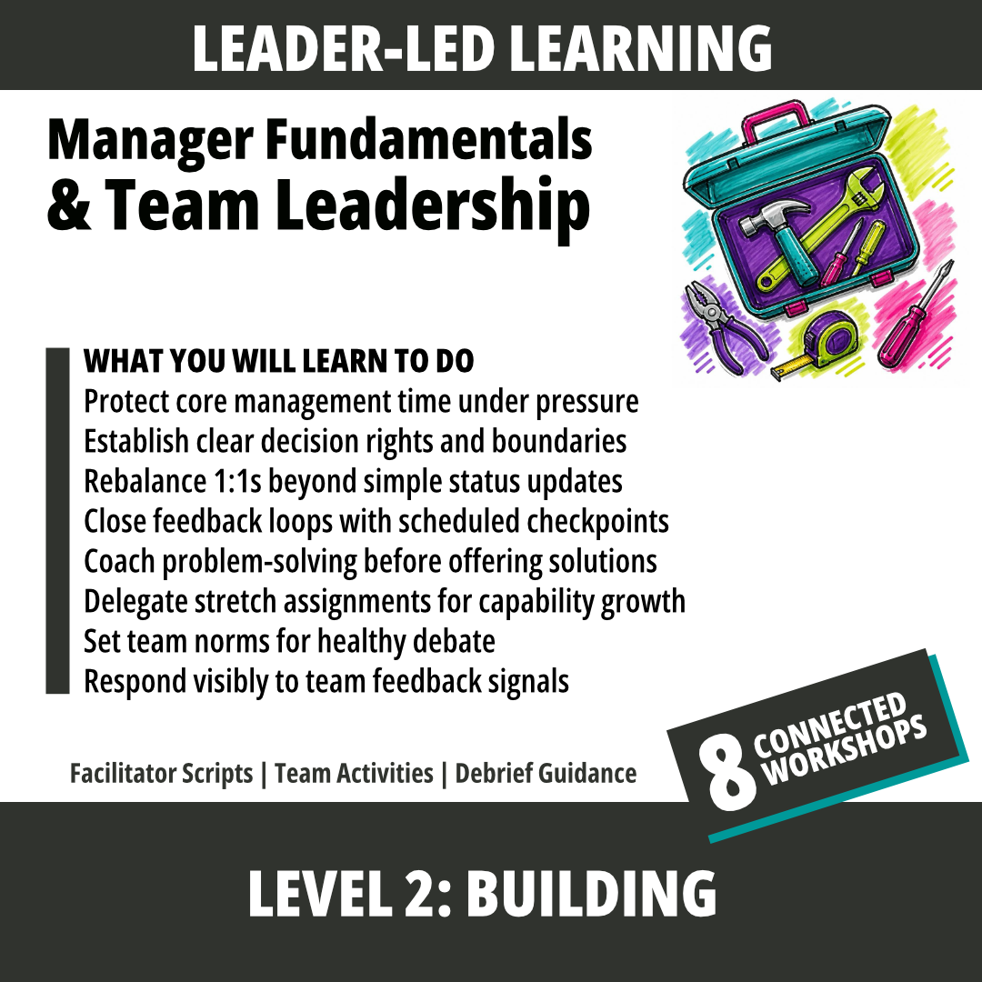 Manager Fundamentals & Team Leadership: Level 2